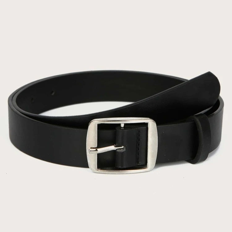 Boys Black Leather Belt