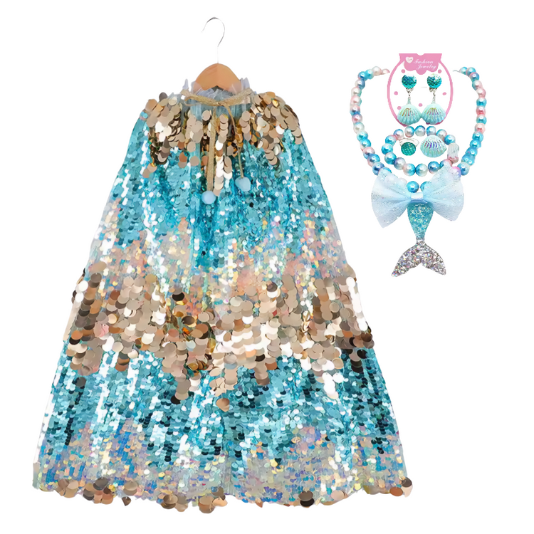 Mermaid Signature Dress Up Set - Aqua