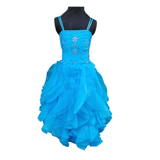 Adela - Turquoise - Girls Dress