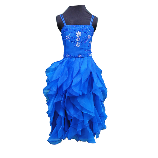 Adela - Royal Blue - Girls Dress