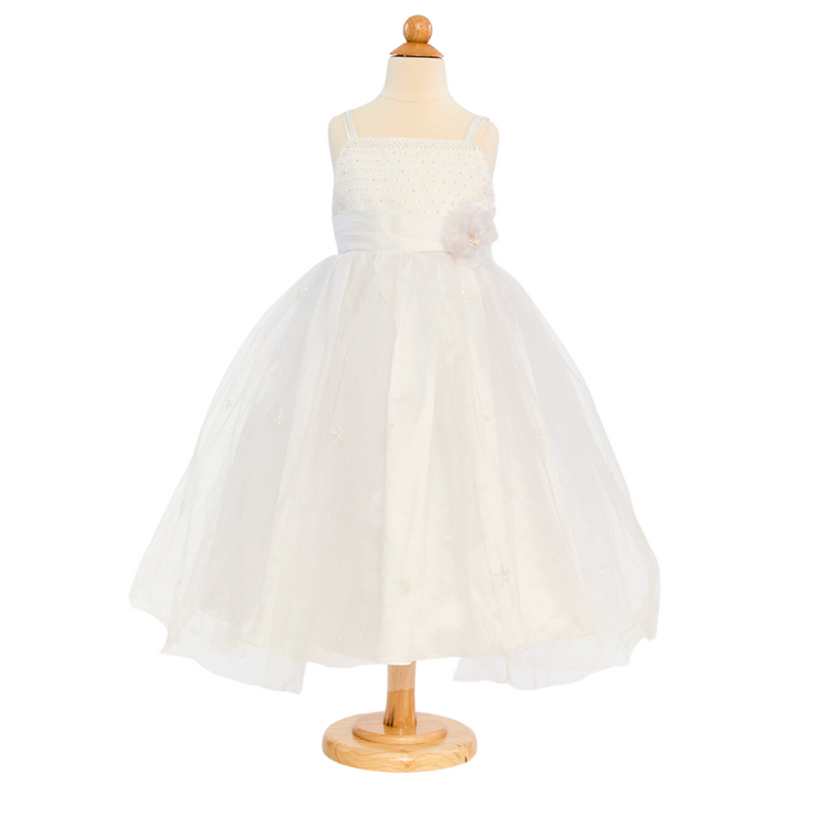 Miranda - White - Girls Dress