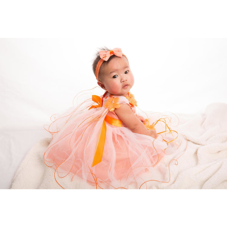 Stella - Orange - Girls Dress