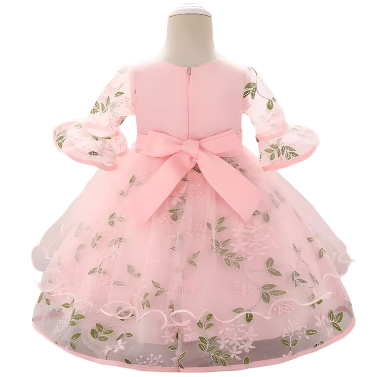 1st Birthday Signature Dress - PINK