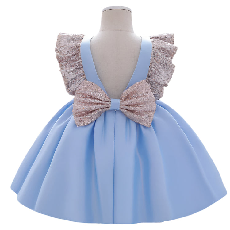 1st Birthday Signature Dress - BLUE