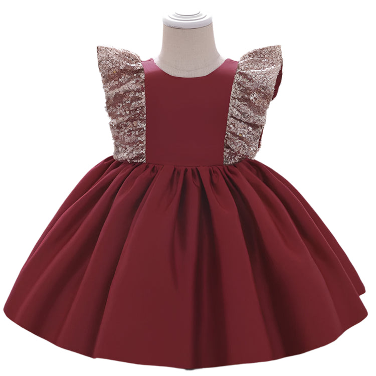 1st Birthday Signature Dress - RED