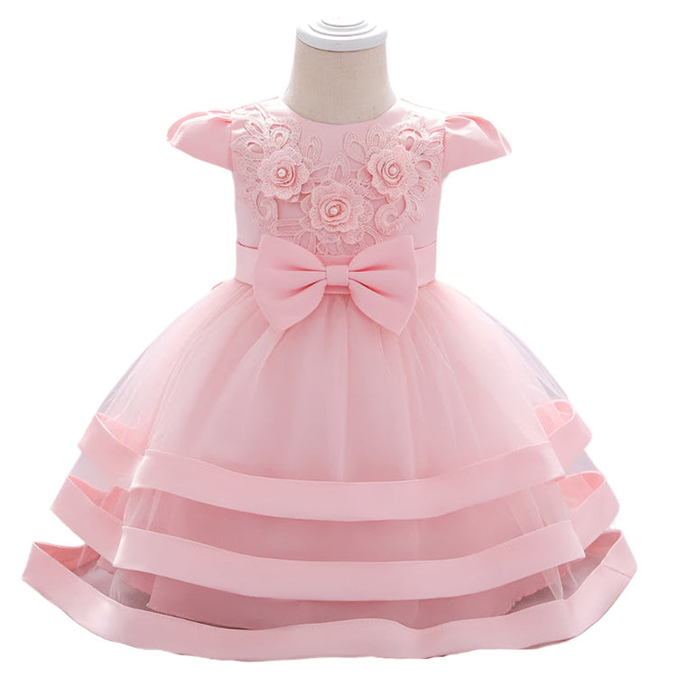 1st Birthday Signature Dress  - PINK