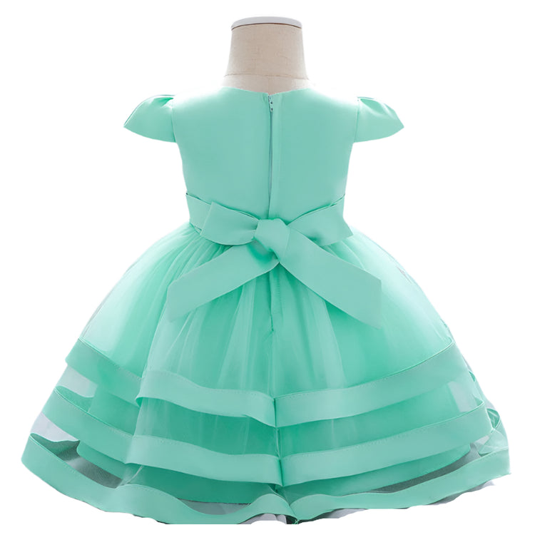 1st Birthday Signature Dress - GREEN