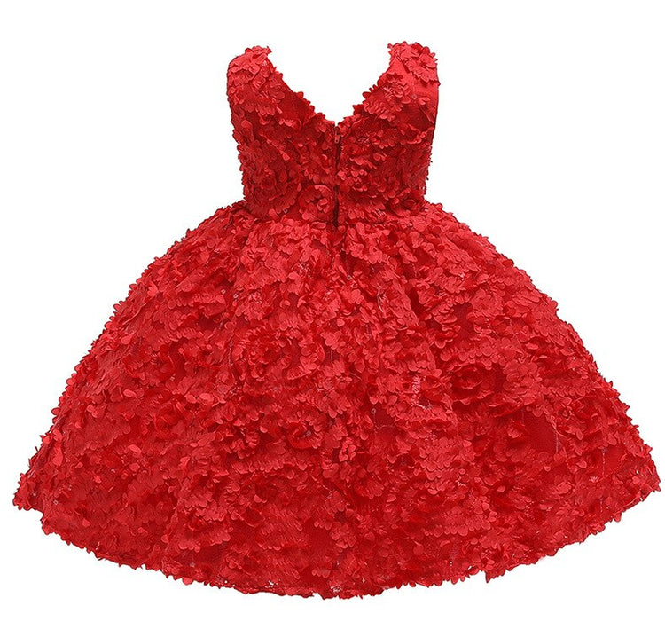 1st Birthday Signature Dress - RED