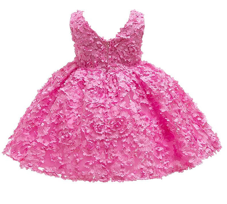 1st Birthday Signature Dress  - PINK