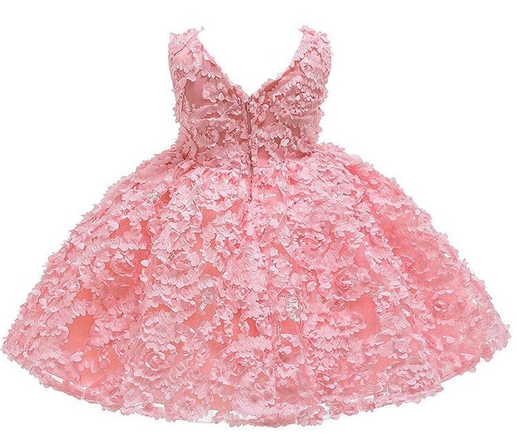 1st Birthday Signature Dress  - PINK