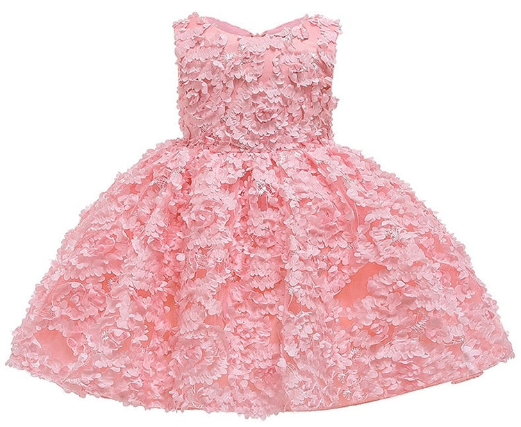 1st Birthday Signature Dress  - PINK