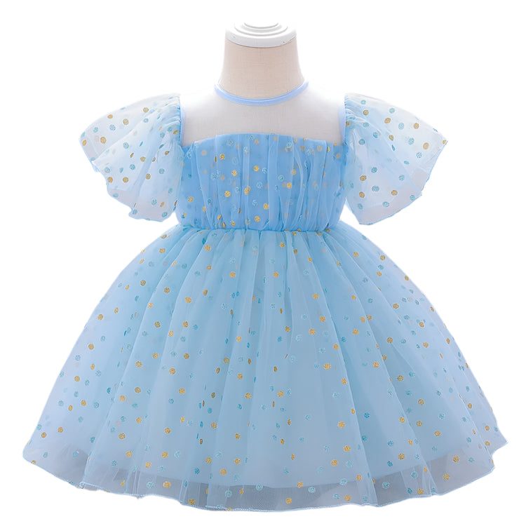 1st Birthday Signature Dress - BLUE