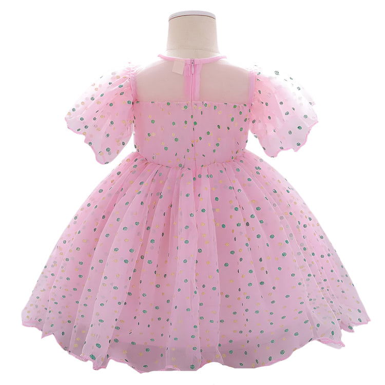1st Birthday Signature Dress  - PINK