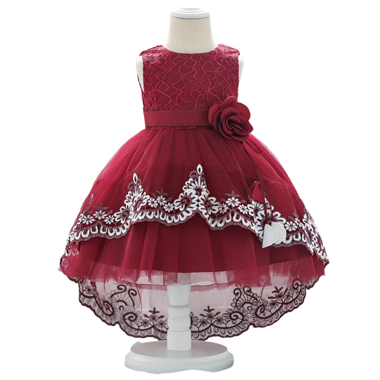 1st Birthday Signature Dress - RED