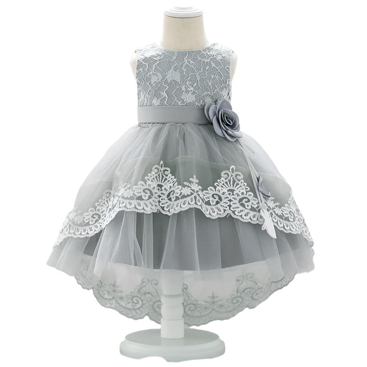 1st Birthday Signature Dress - GREY