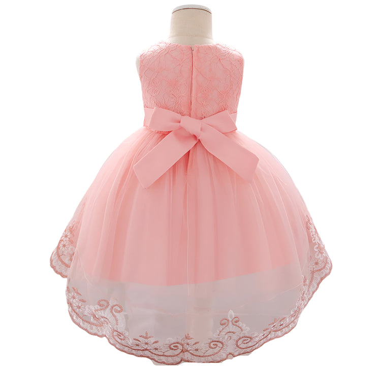1st Birthday Signature Dress  - PINK