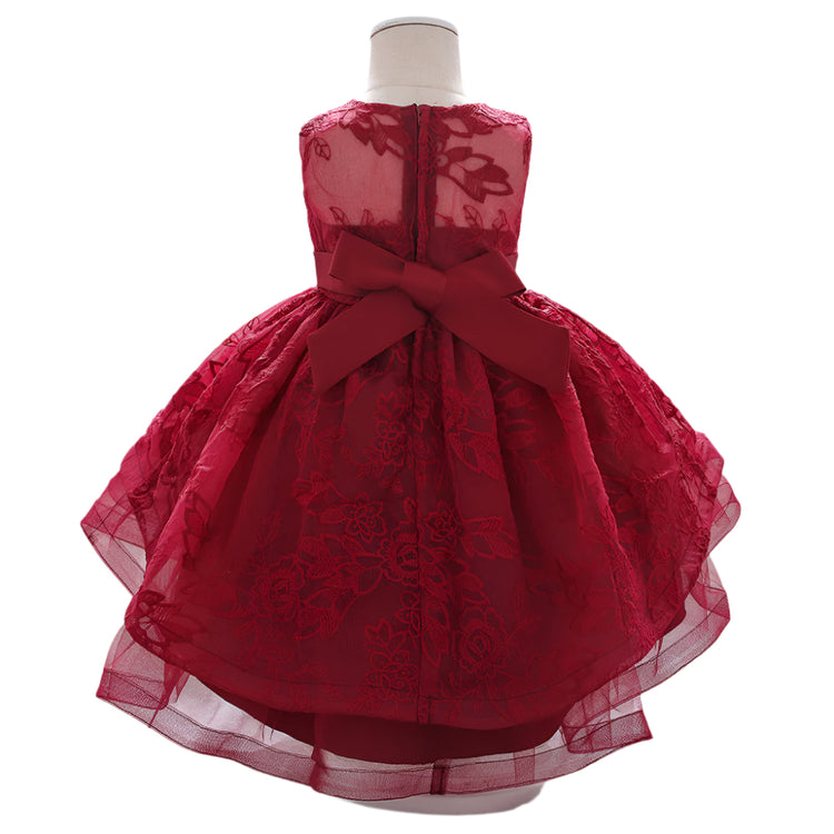 1st Birthday Signature Dress - RED
