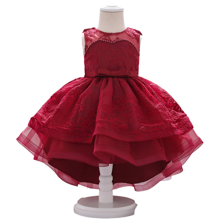 1st Birthday Signature Dress - RED