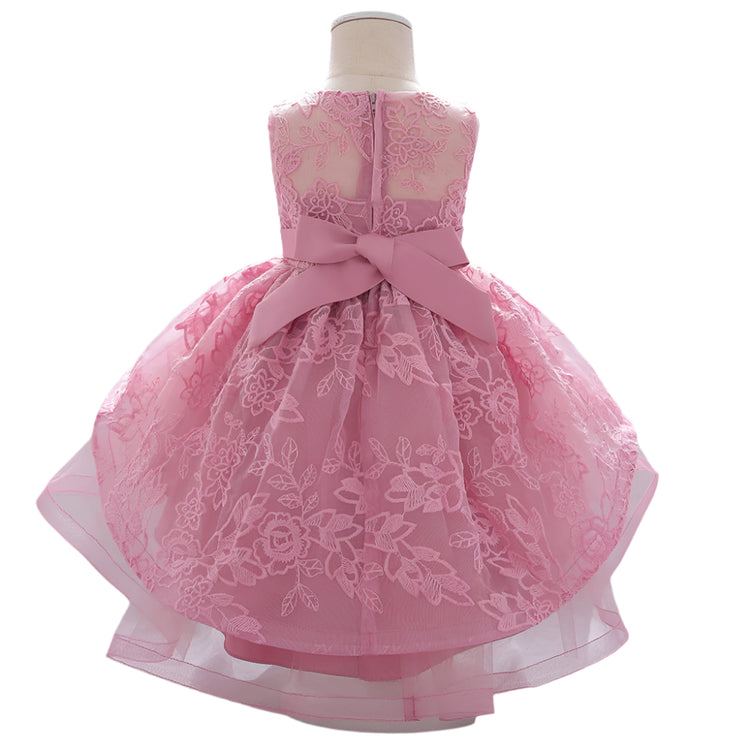 1st Birthday Signature Dress  - PINK