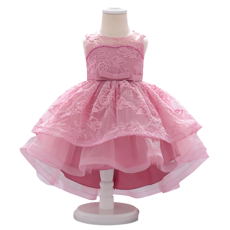 1st Birthday Signature Dress  - PINK