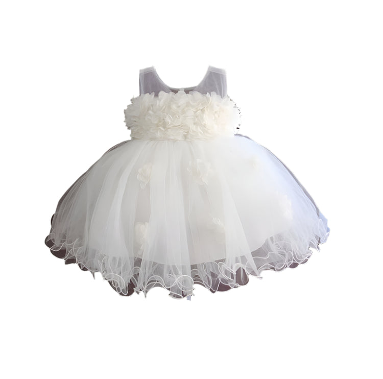 1st Birthday Signature Dress - WHITE