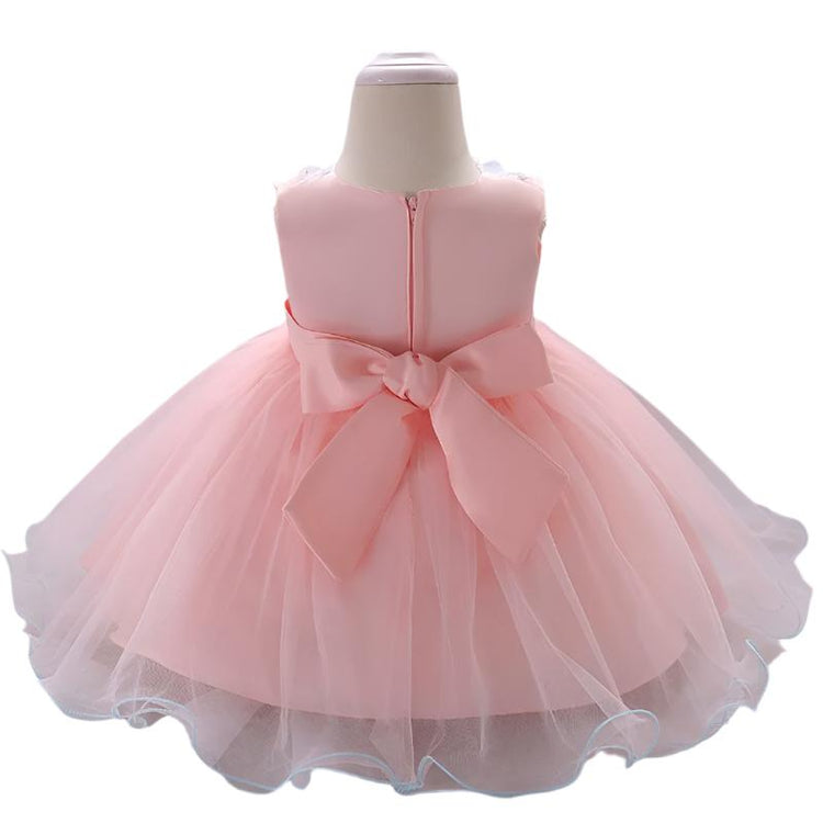 1st Birthday Signature Dress  - PINK
