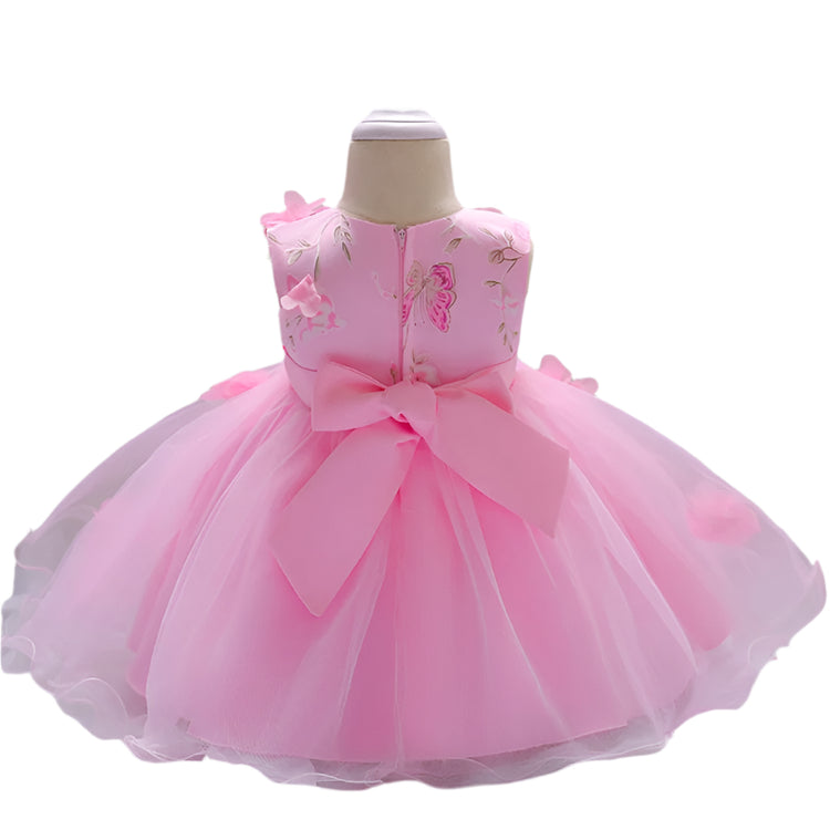 1st Birthday Signature Dress  - PINK