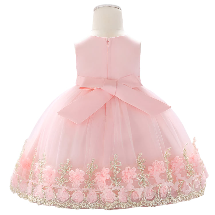 1st Birthday Signature Dress  - PINK