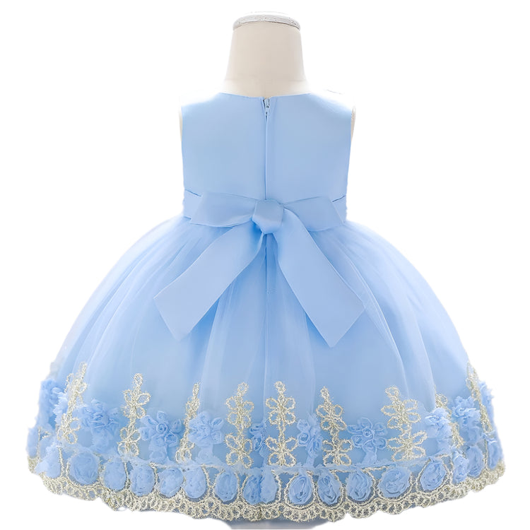 1st Birthday Signature Dress - BLUE