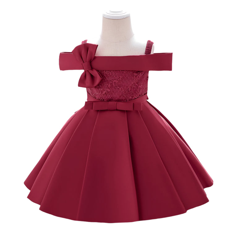 1st Birthday Signature Dress - RED