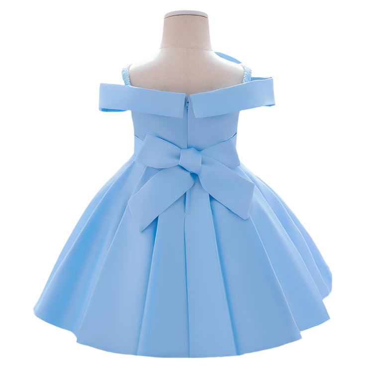 1st Birthday Signature Dress - BLUE
