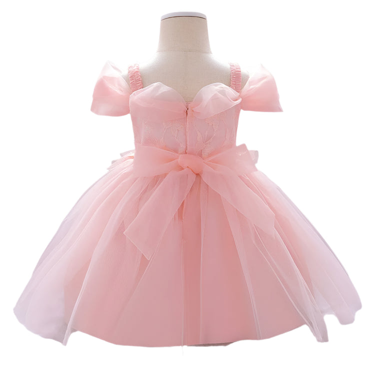 1st Birthday Signature Dress  - PINK