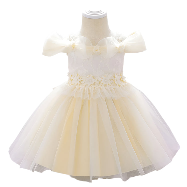 1st Birthday Signature Dress - IVORY