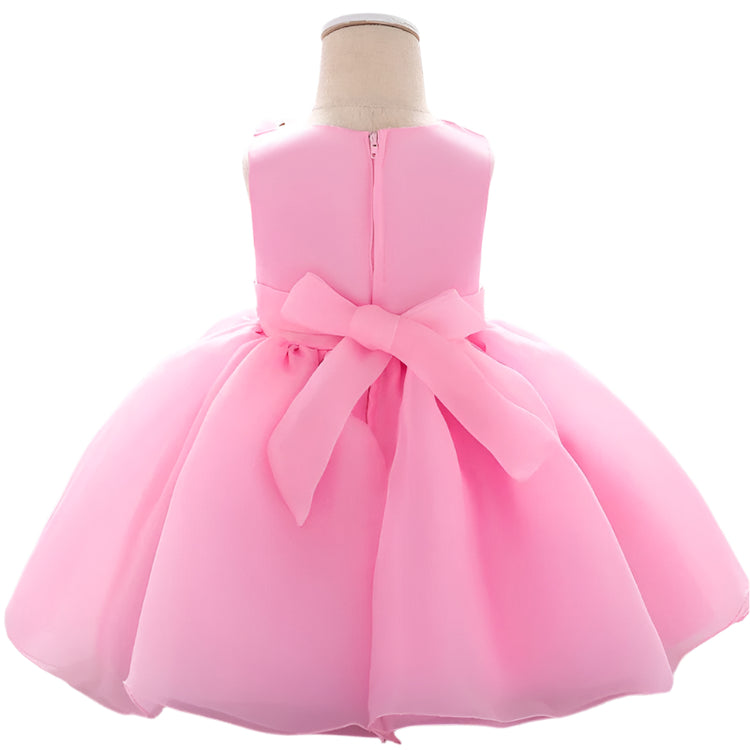 1st Birthday Signature Dress  - PINK