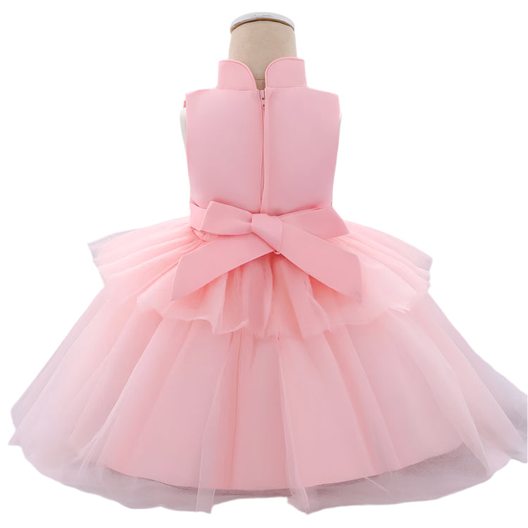 1st Birthday Signature Dress  - PINK