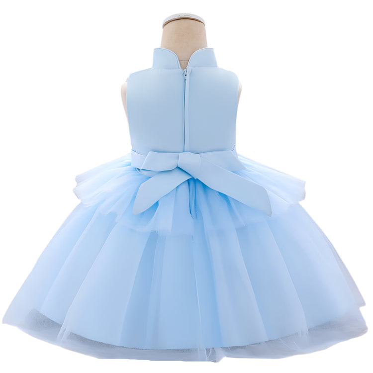 1st Birthday Signature Dress - BLUE