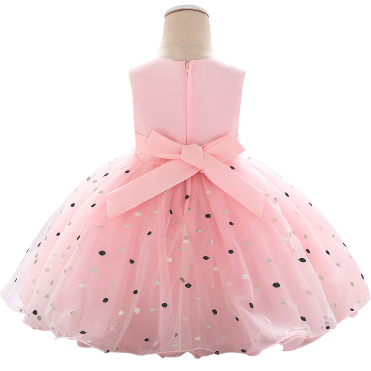 1st Birthday Signature Dress  - PINK