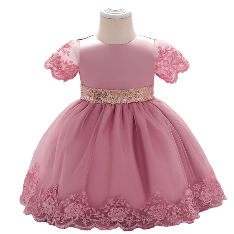 1st Birthday Signature Dress  - PINK