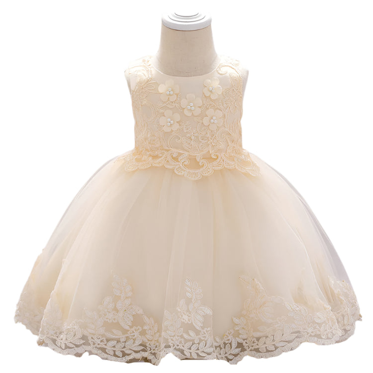 1st Birthday Signature Dress - IVORY