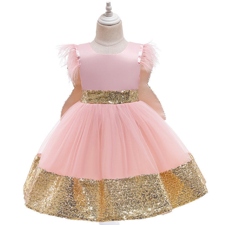1st Birthday Signature Dress  - PINK