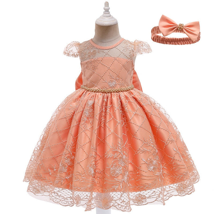 1st Birthday Signature Dress  - PINK