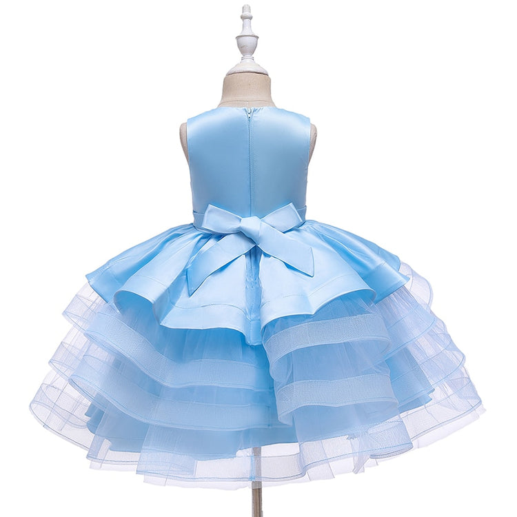 1st Birthday Signature Dress - BLUE