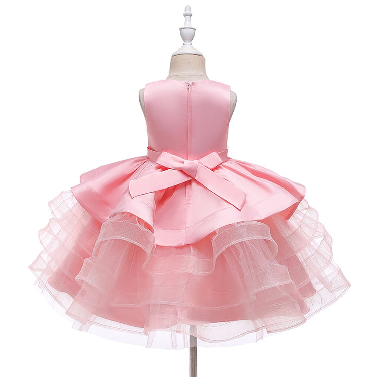 1st Birthday Signature Dress  - PINK