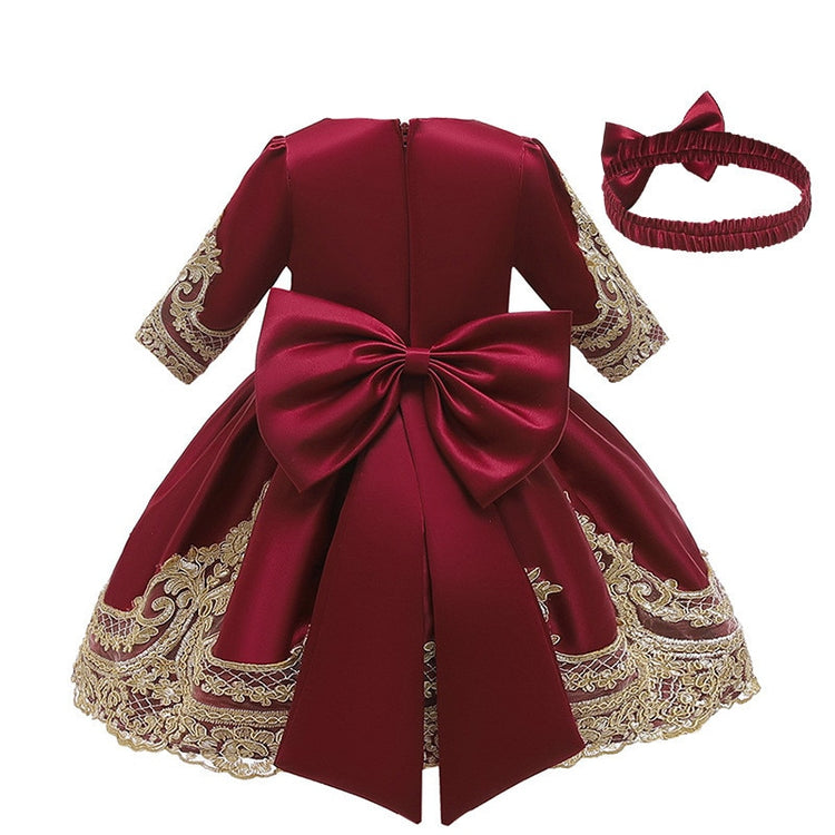 1st Birthday Signature Dress - RED