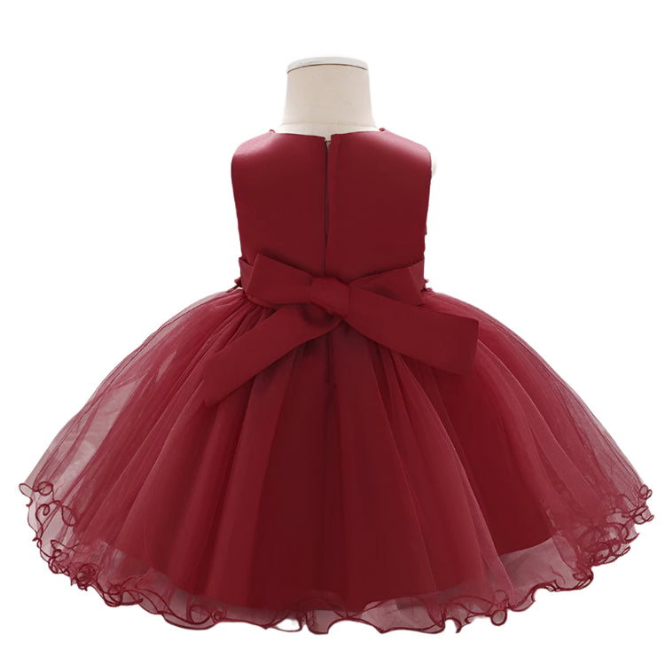1st Birthday Signature Dress - RED
