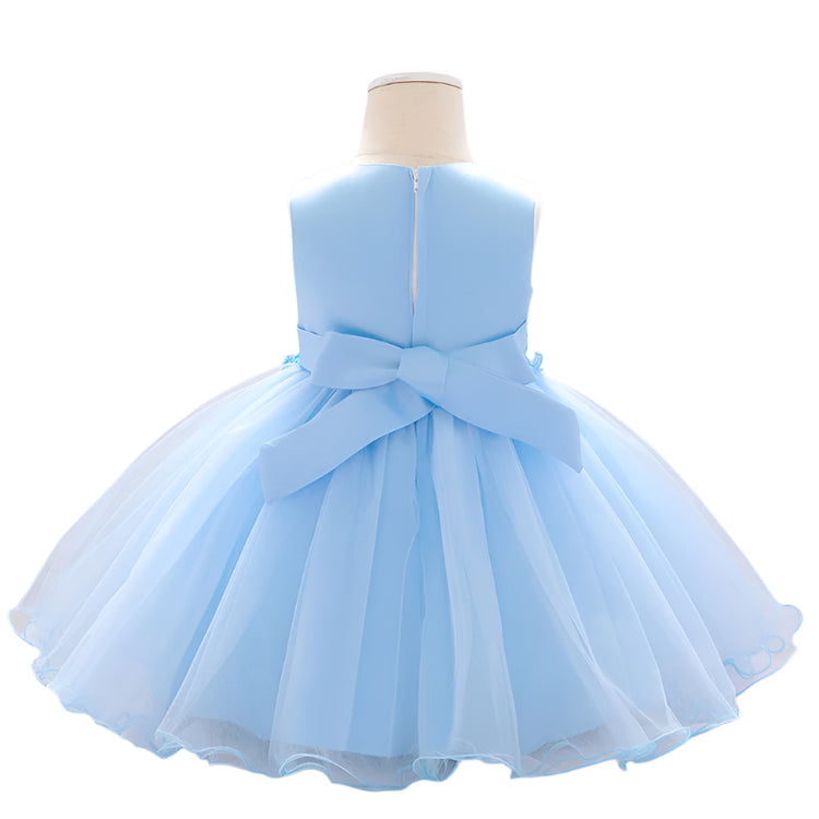 1st Birthday Signature Dress - BLUE