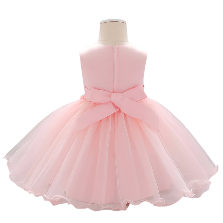 1st Birthday Signature Dress  - PINK