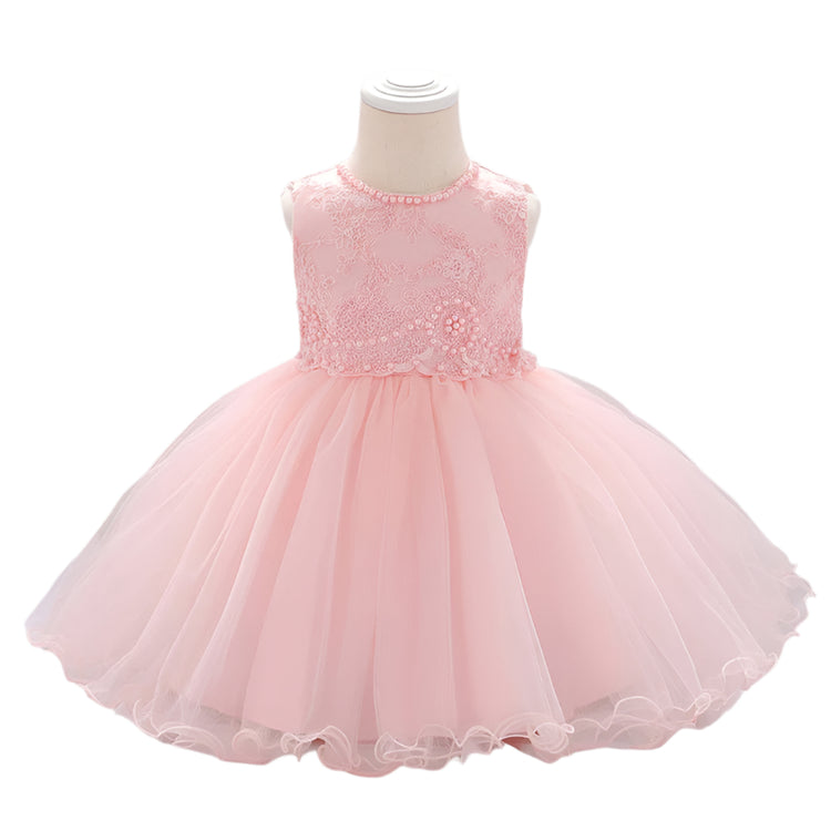 1st Birthday Signature Dress  - PINK