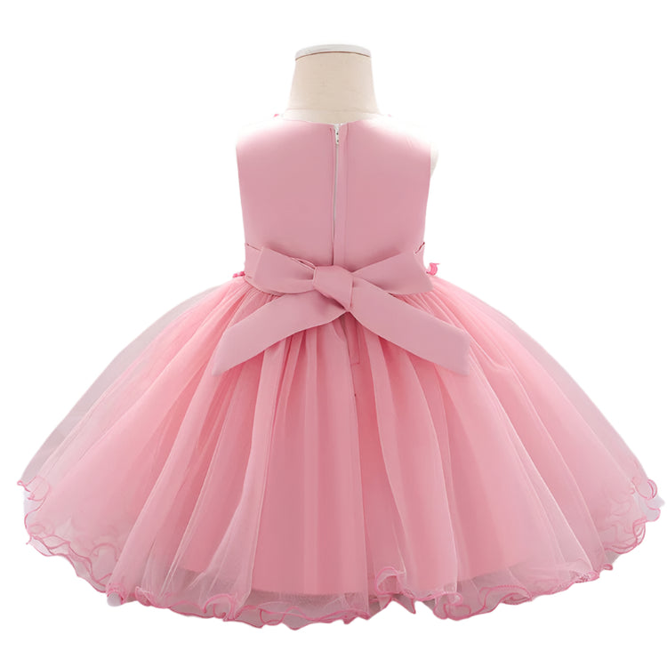 1st Birthday Signature Dress  - PINK