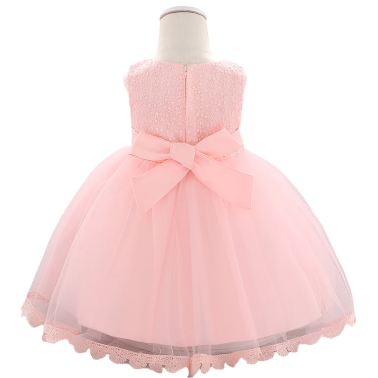 1st Birthday Signature Dress  - PINK